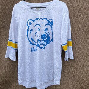PINK brand UCLA jersey #19 Blue White Long Sleeve University College Wear